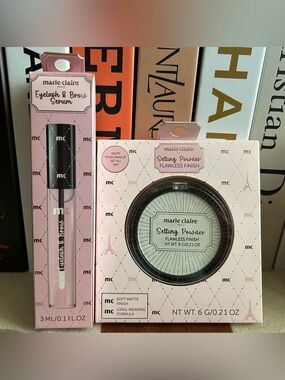 🩷 NEW 🩷 Marie Claire Setting Powder & Eyelash & Brow Serum 🩷